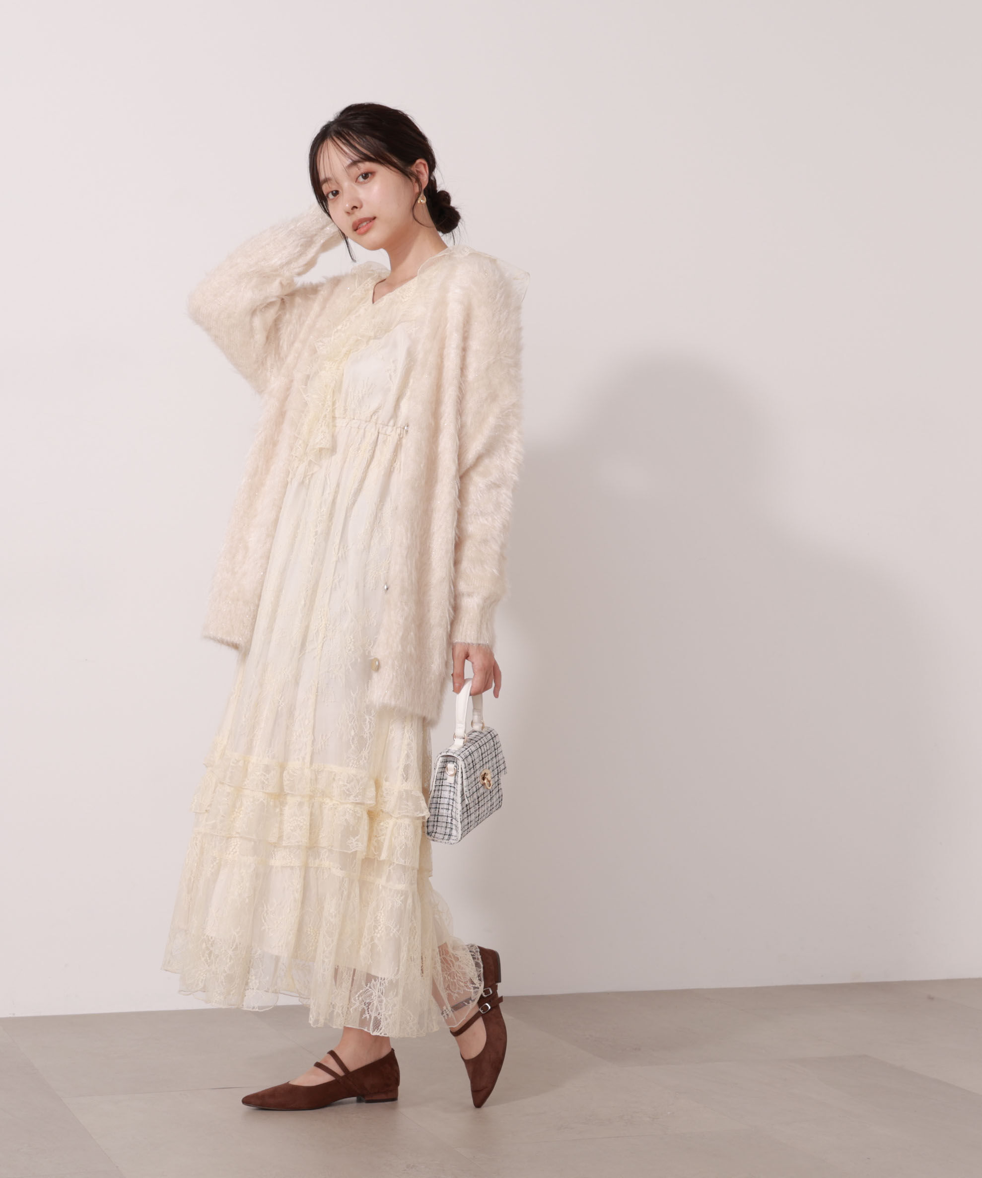 PROPORTION BODY DRESSING「キャットBIGカーディガン 25AW」|カーディガン|