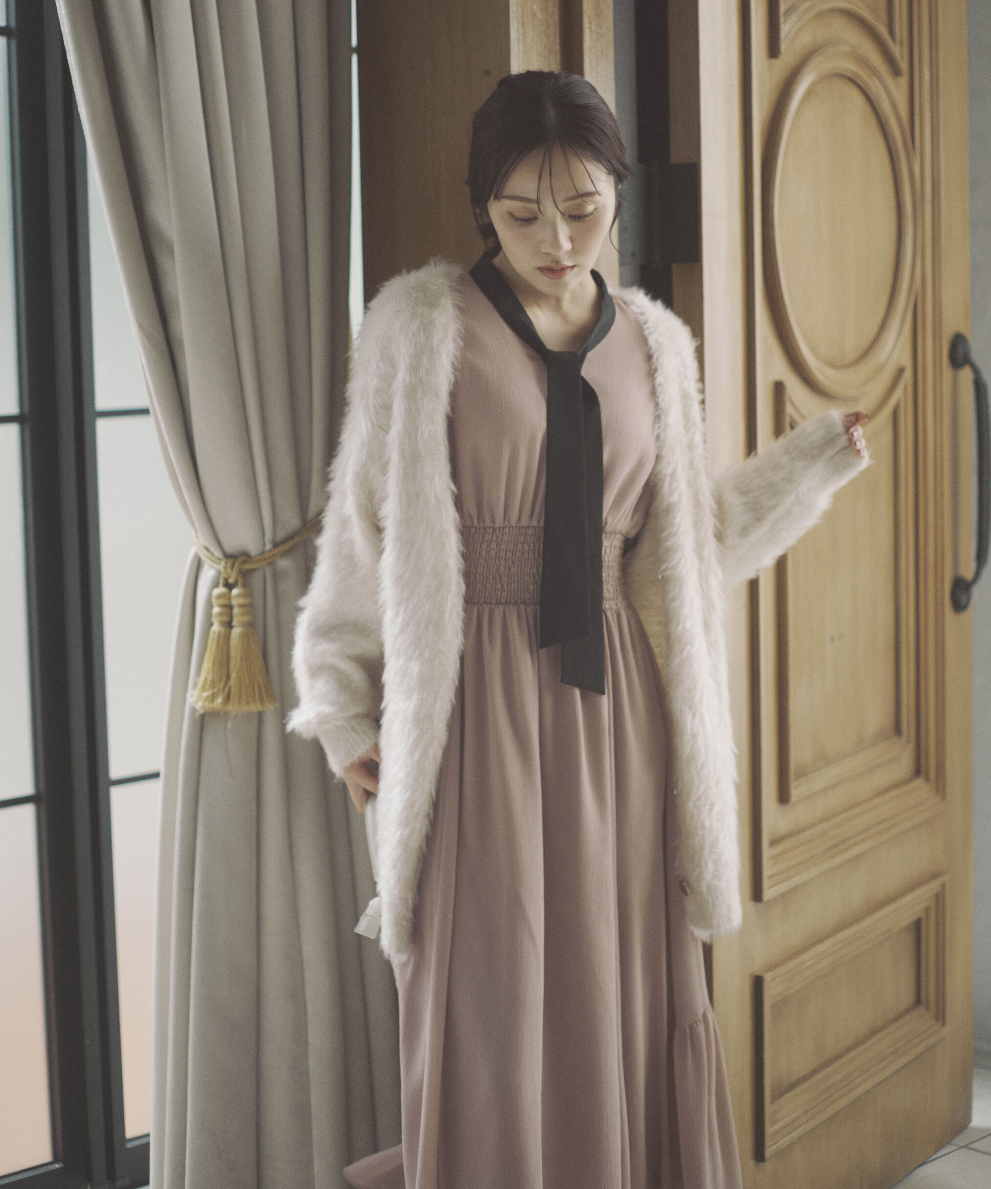 PROPORTION BODY DRESSING「キャットBIGカーディガン 25AW」|カーディガン|