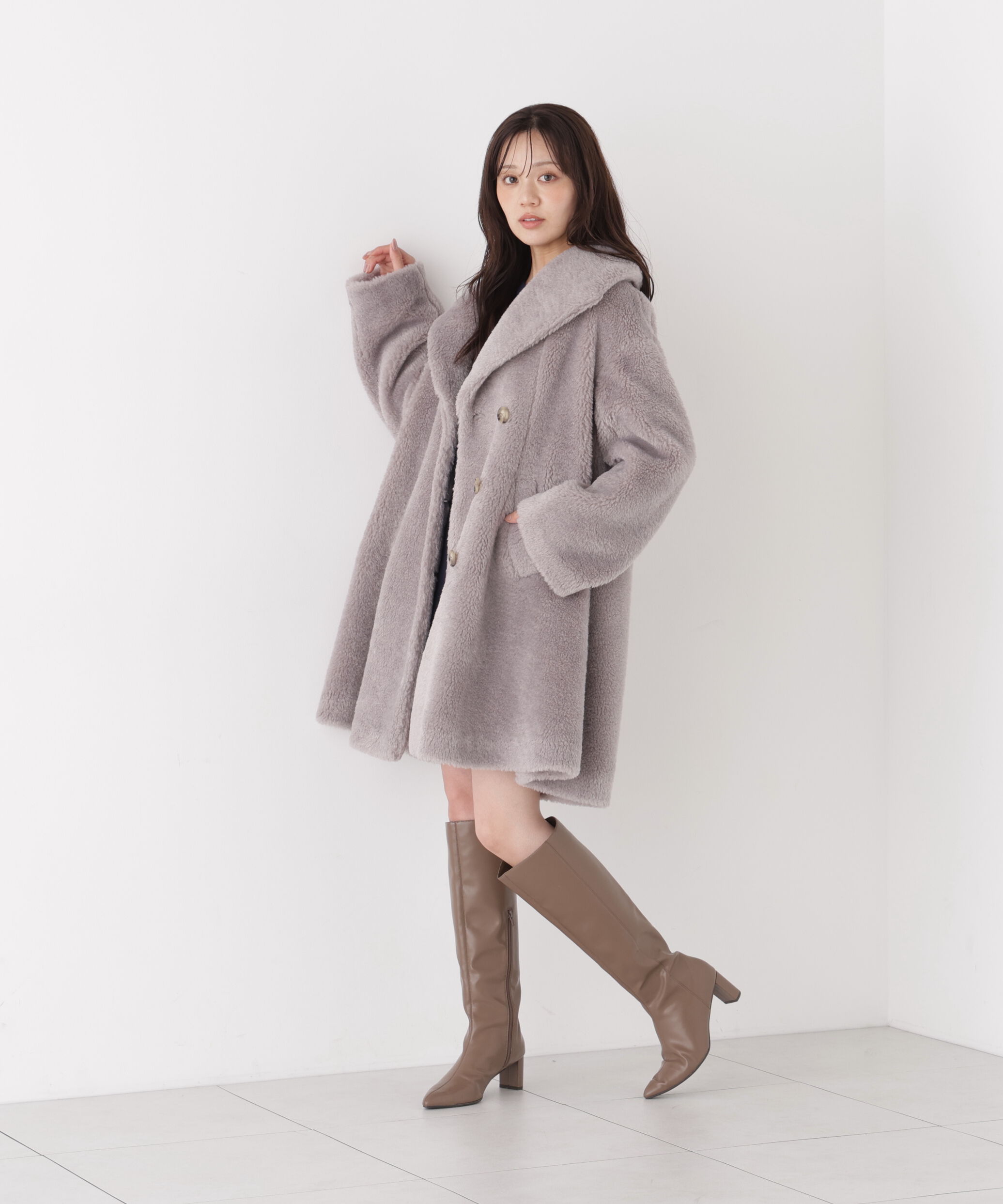 PROPORTION BODY DRESSING「ボアミドルコート 26AW」|その他|