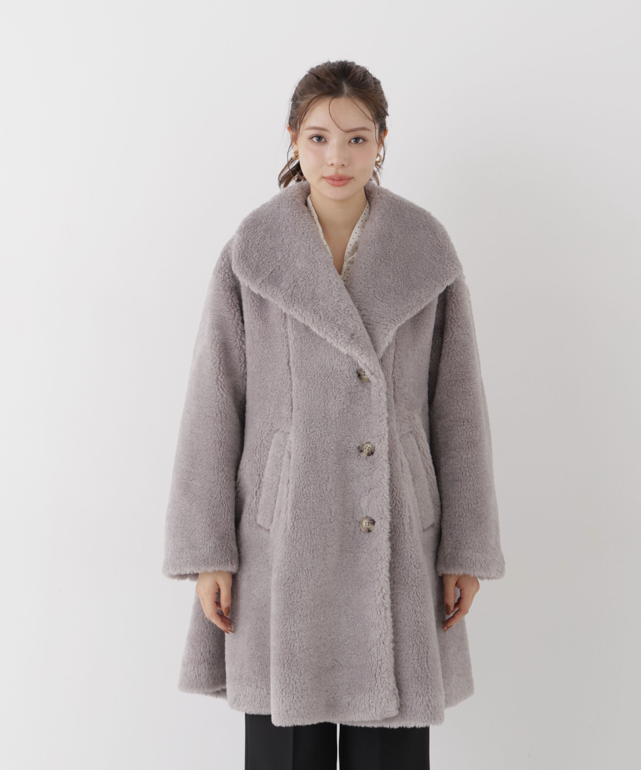 PROPORTION BODY DRESSING「ボアミドルコート 26AW」|その他|