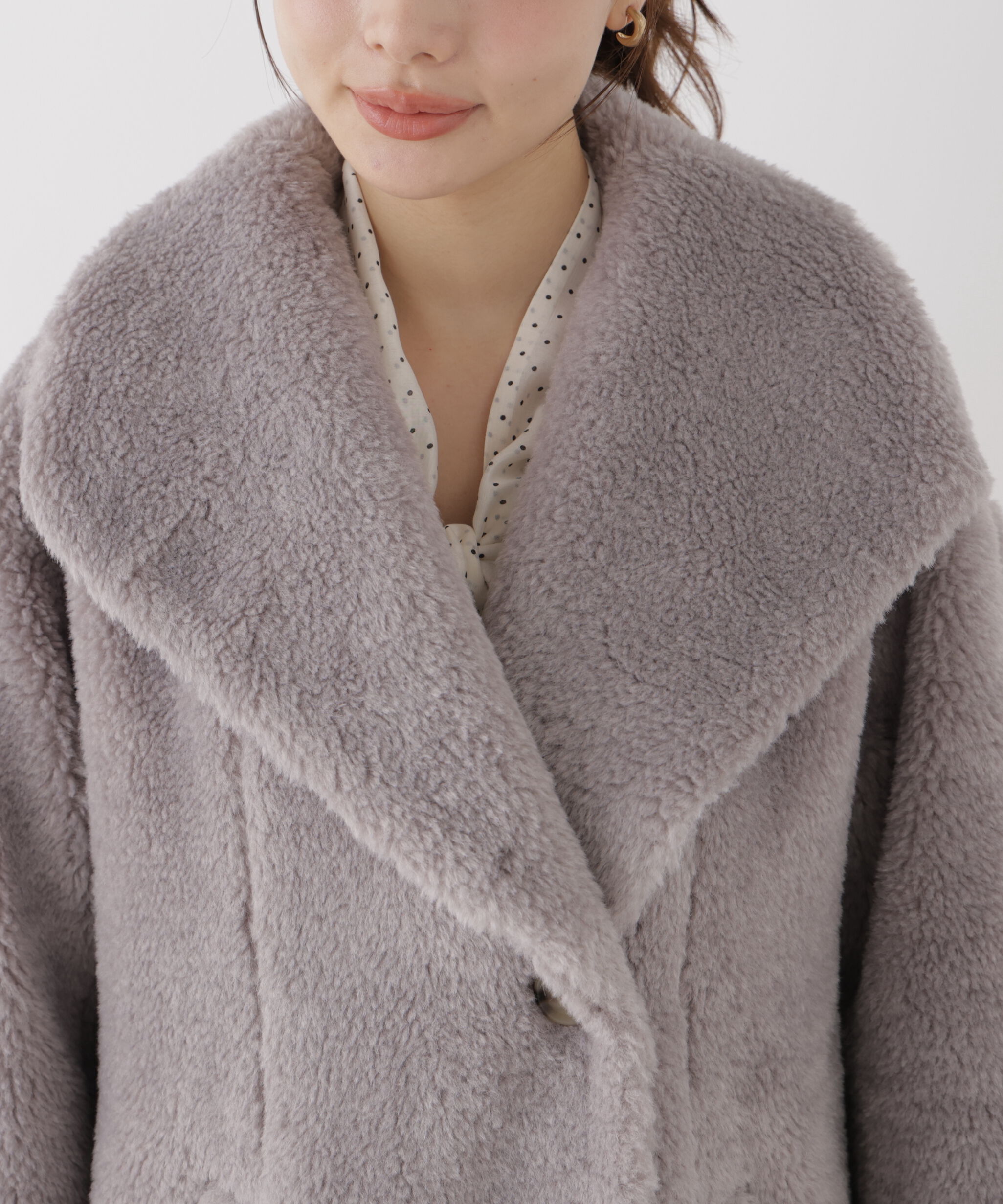 PROPORTION BODY DRESSING「ボアミドルコート 26AW」|その他|