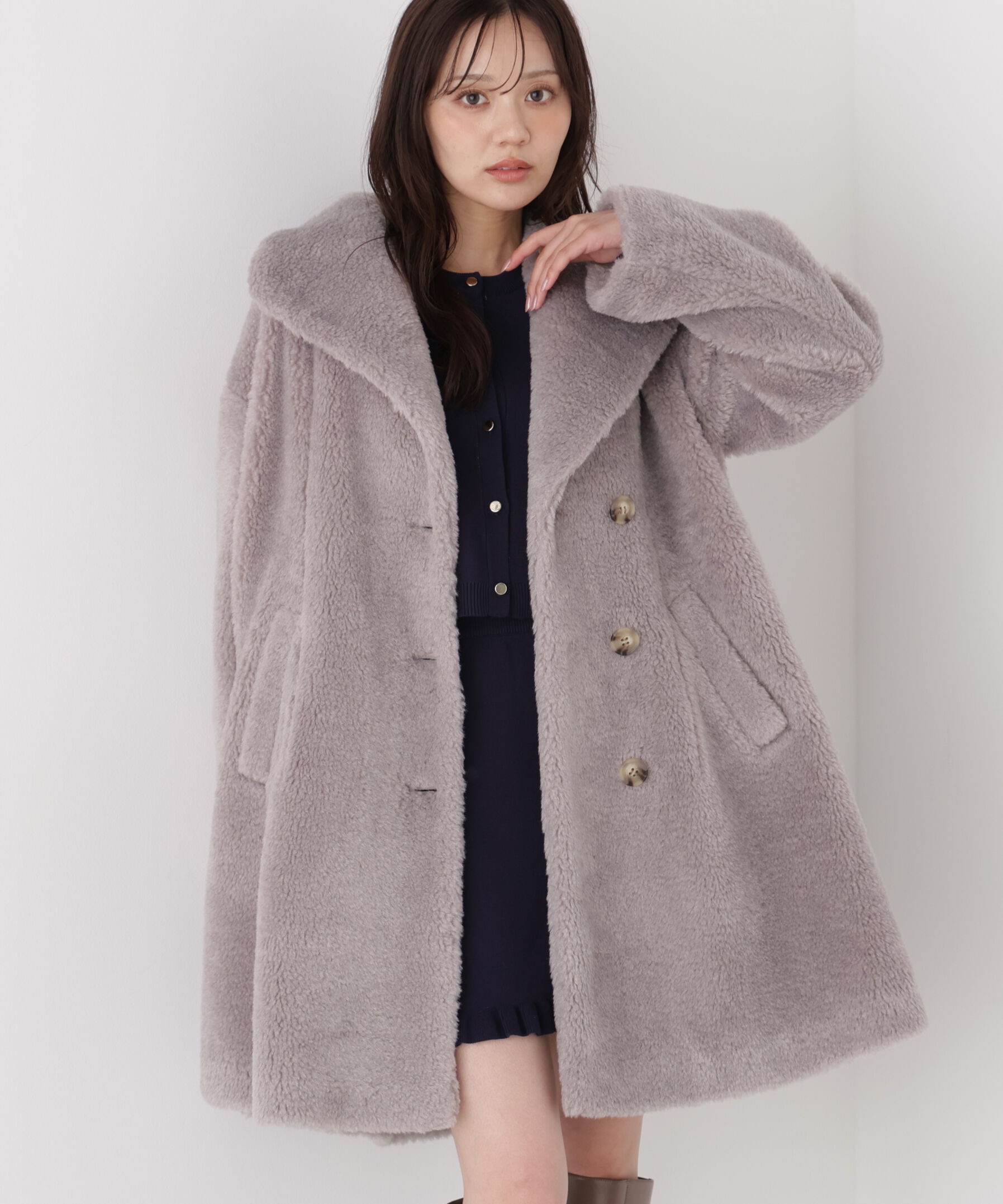PROPORTION BODY DRESSING「ボアミドルコート 26AW」|その他|