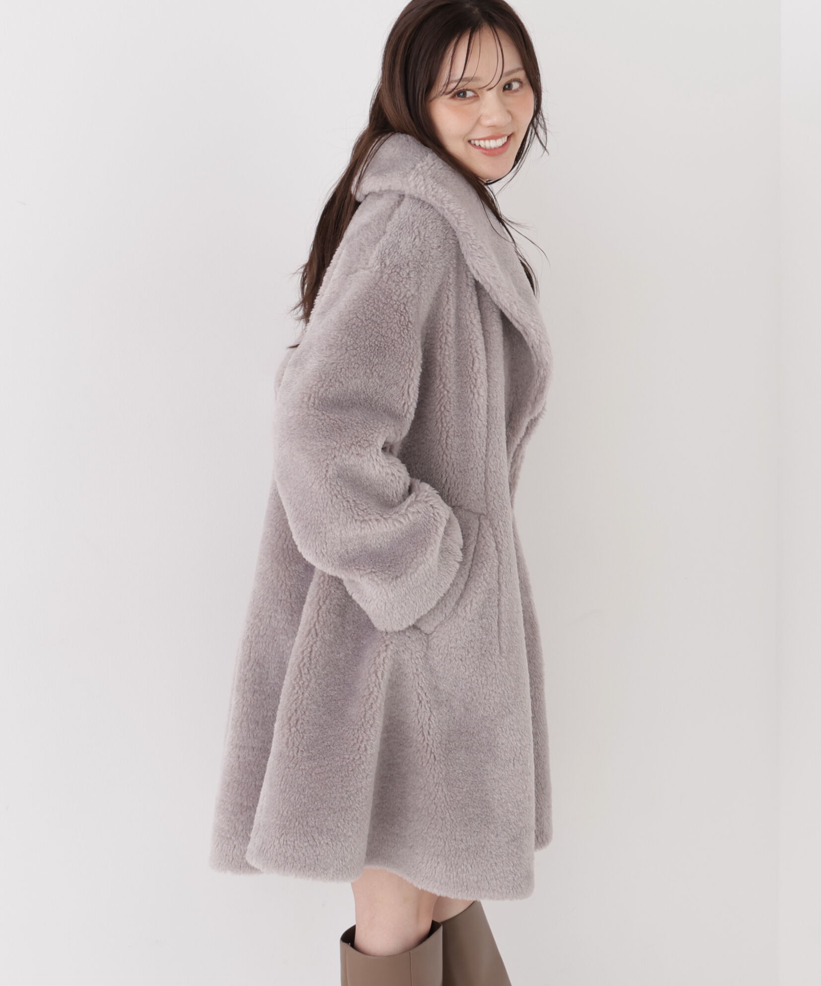 PROPORTION BODY DRESSING「ボアミドルコート 26AW」|その他|