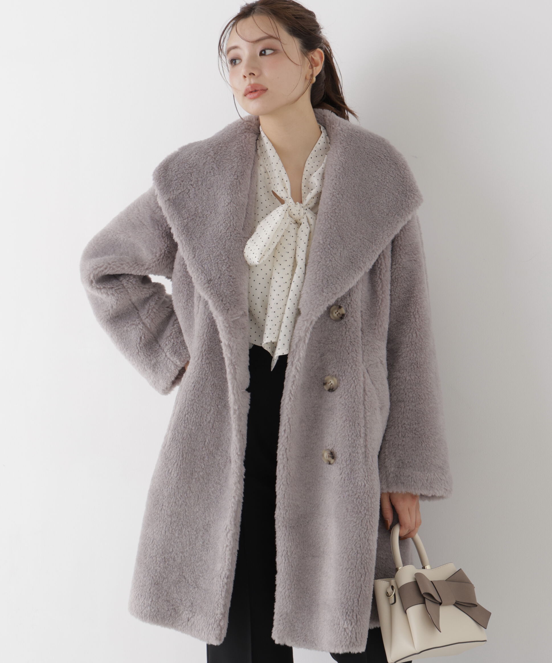 PROPORTION BODY DRESSING「ボアミドルコート 26AW」|その他|