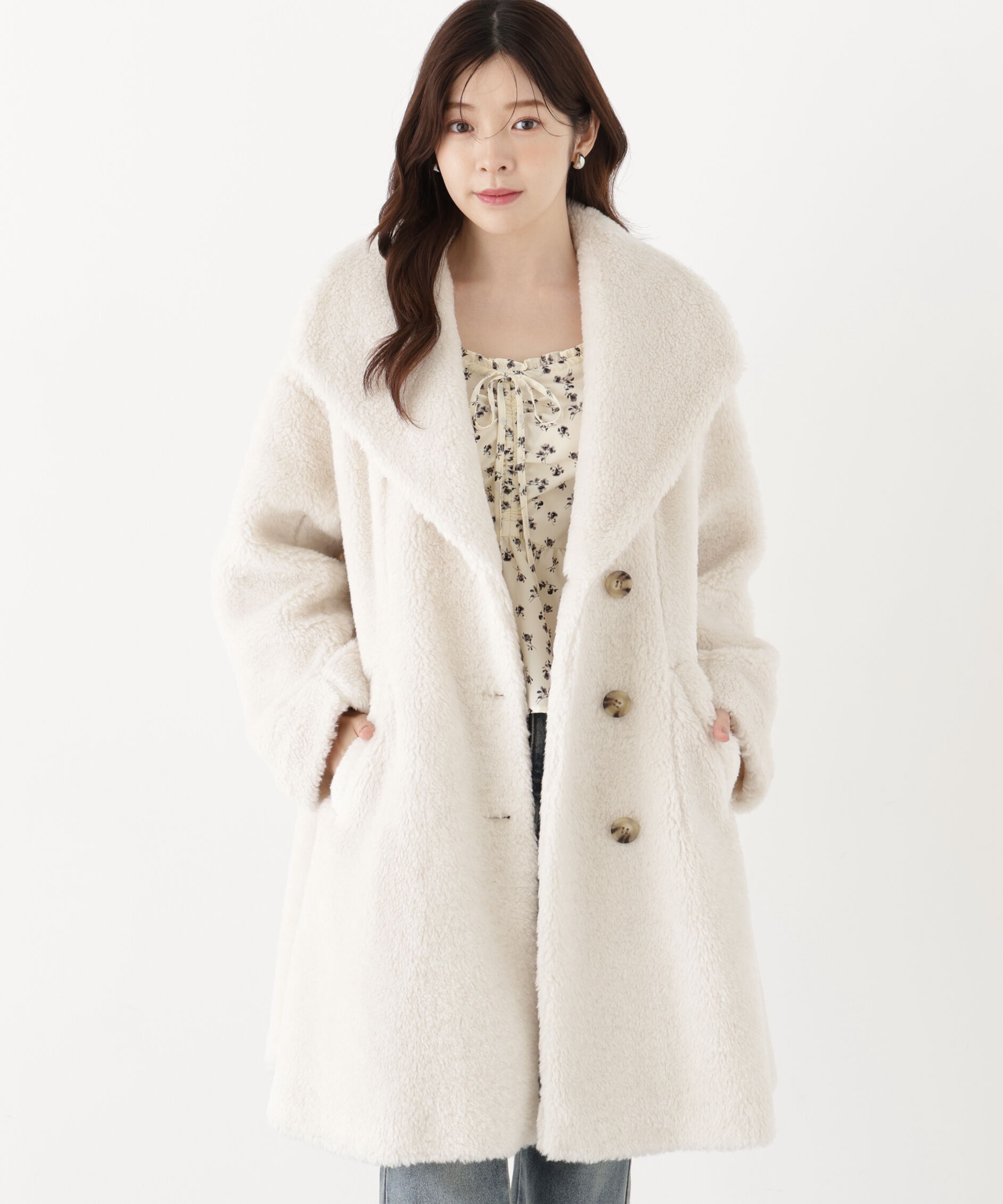 PROPORTION BODY DRESSING「ボアミドルコート 26AW」|その他|