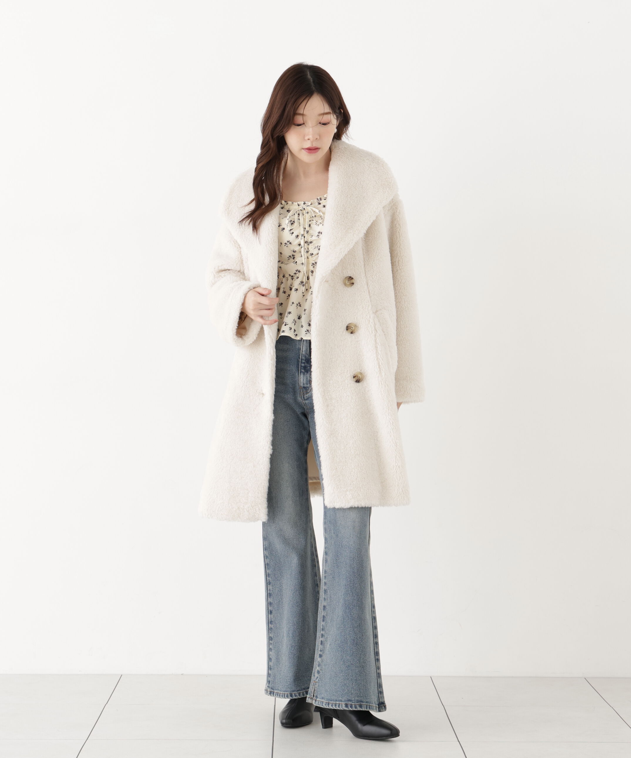 PROPORTION BODY DRESSING「ボアミドルコート 26AW」|その他|