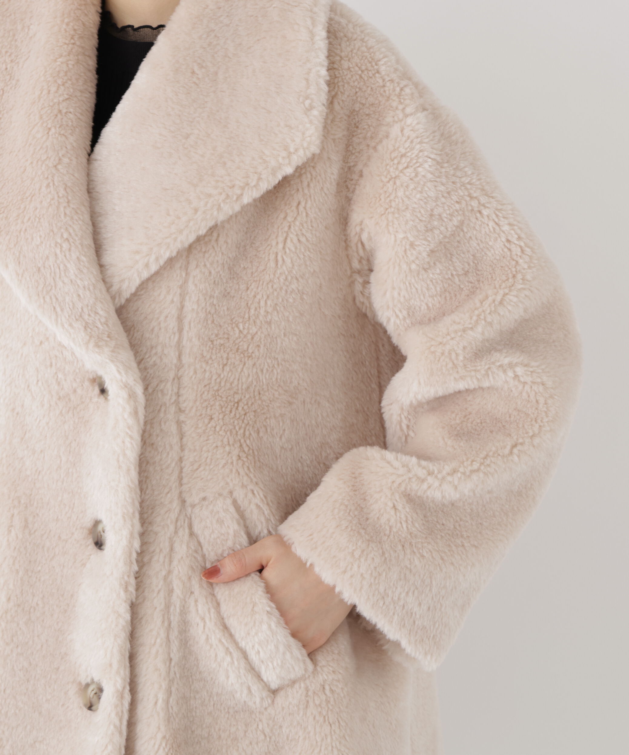 PROPORTION BODY DRESSING「ボアミドルコート 26AW」|その他|