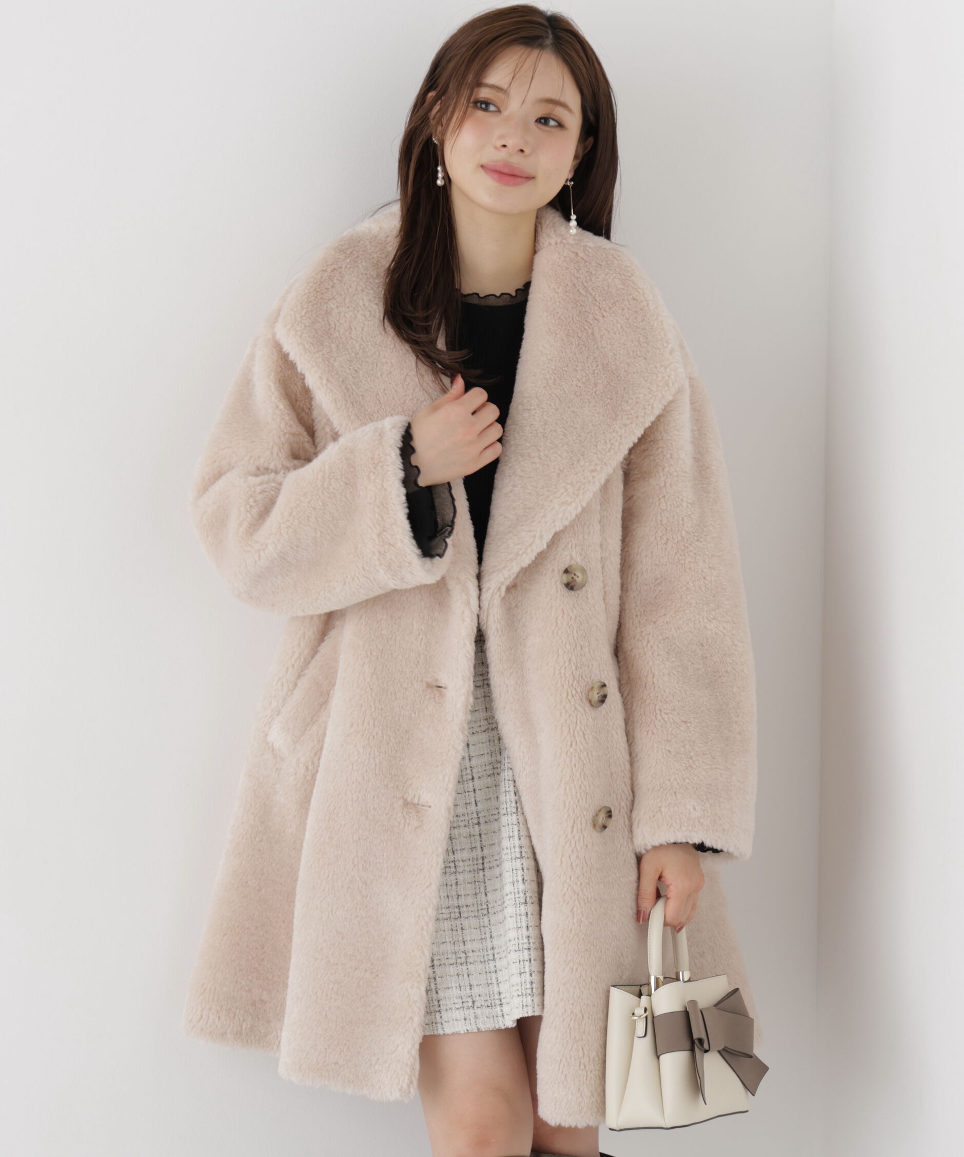 PROPORTION BODY DRESSING「ボアミドルコート 26AW」|その他|