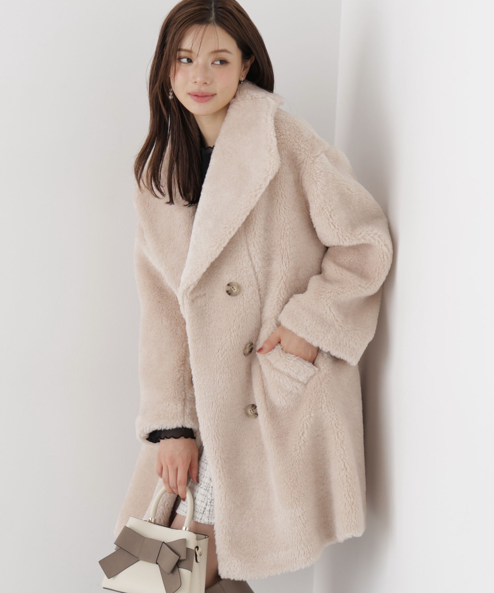 PROPORTION BODY DRESSING「ボアミドルコート 26AW」|その他|