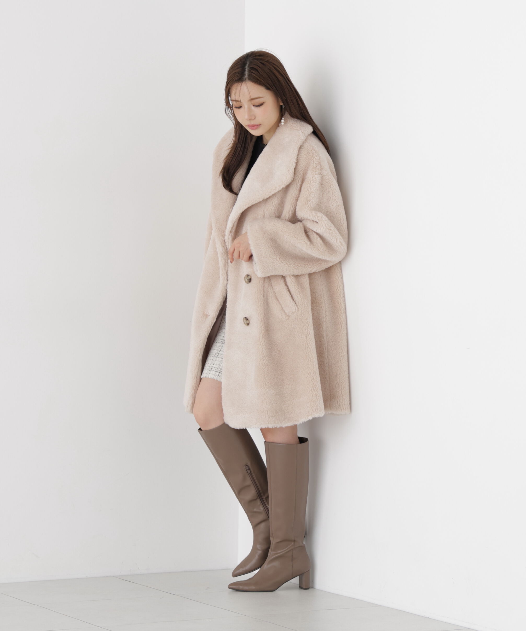 PROPORTION BODY DRESSING「ボアミドルコート 26AW」|その他|