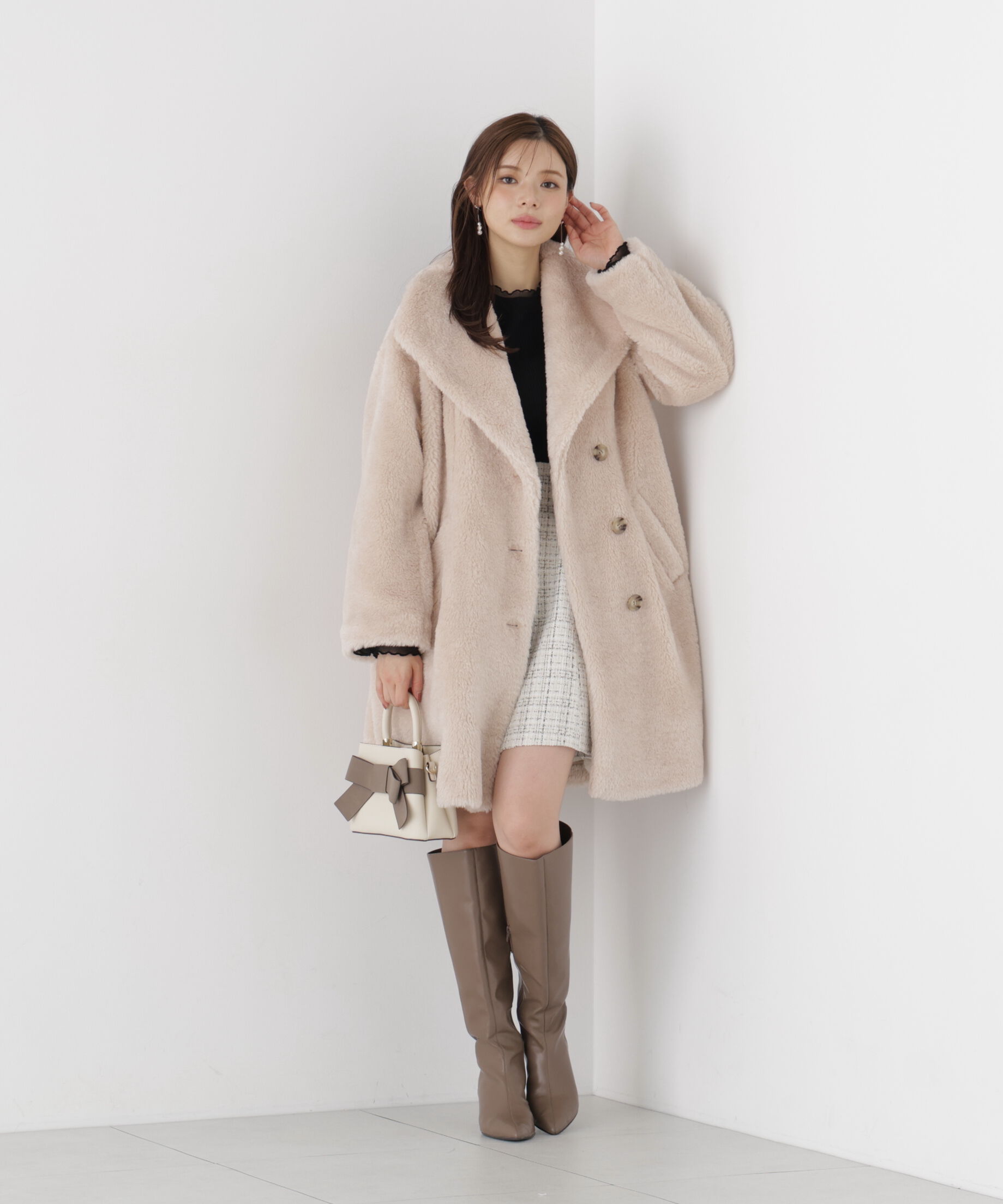 PROPORTION BODY DRESSING「ボアミドルコート 26AW」|その他|