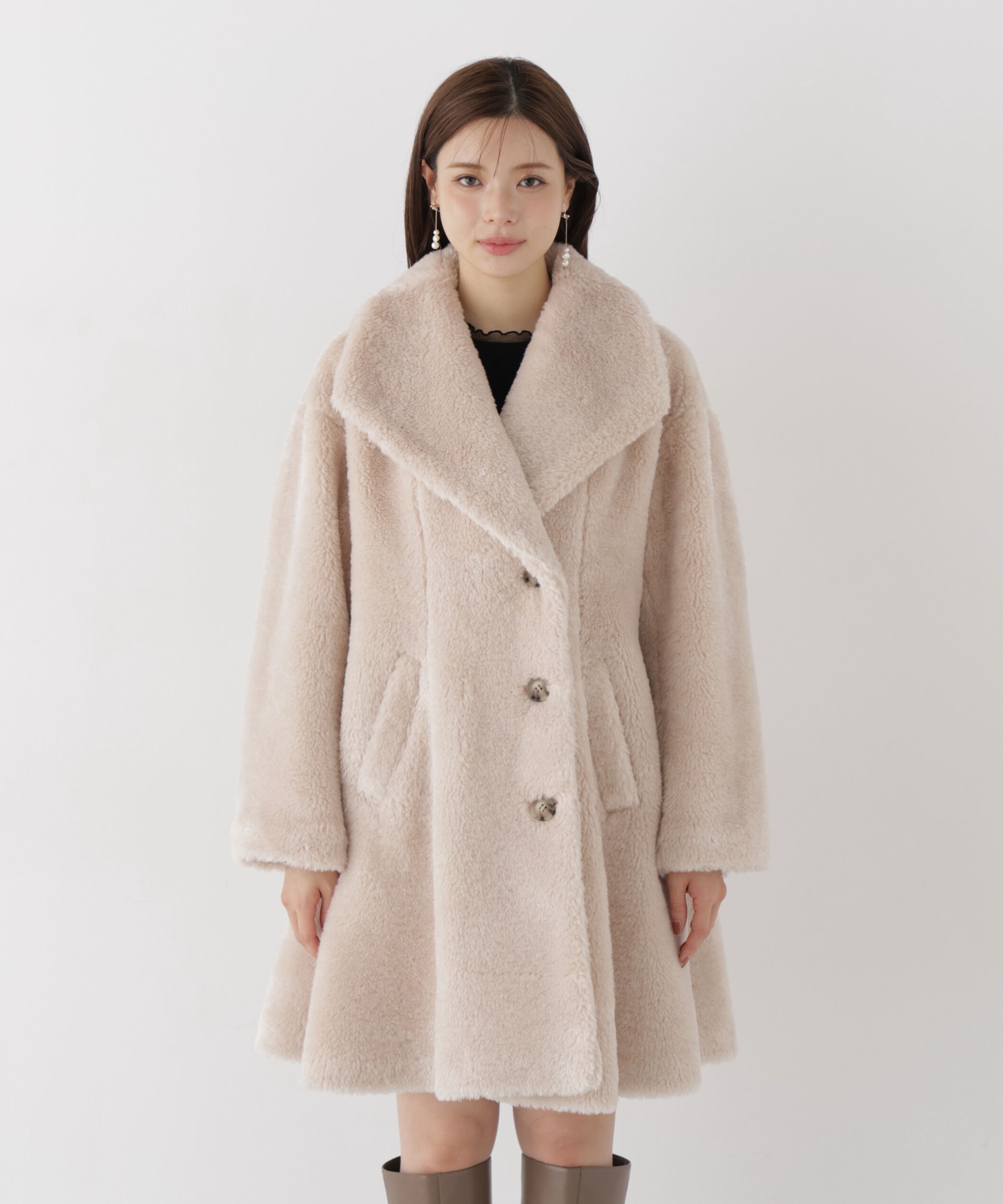 PROPORTION BODY DRESSING「ボアミドルコート 26AW」|その他|