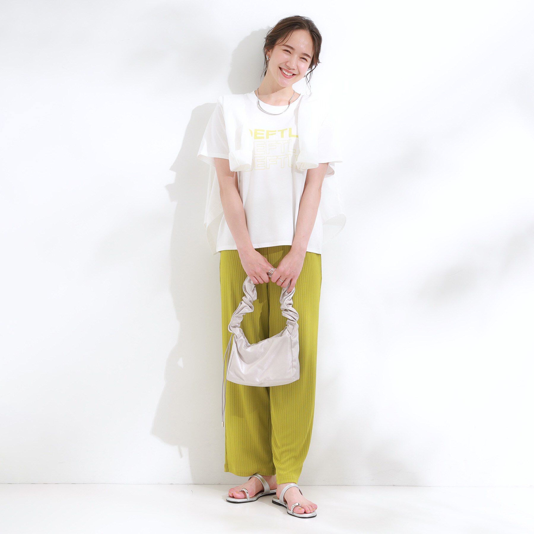 SHOO･LA･RUE「【S-LL/ひんやり/汗ジミ軽減/UVカット】グラフィックアソートTシャツ」|Tシャツ・カットソー|