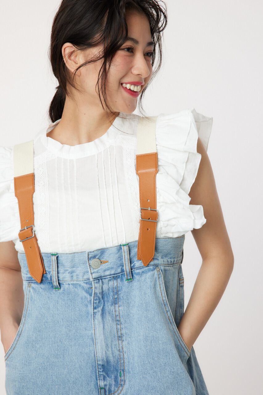 RODEO CROWNS「ルーズデニムサロペット」|その他|