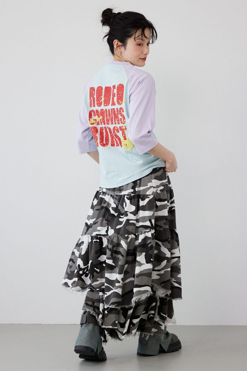 RODEO CROWNS「Ink Logo ラグランTシャツ」|Tシャツ・カットソー|