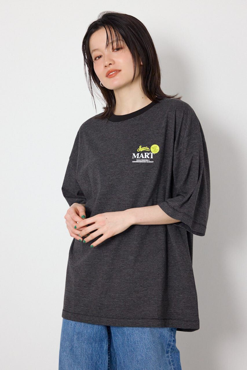 RODEO CROWNS「Heather Border Tシャツ」|Tシャツ・カットソー|柄BLK5