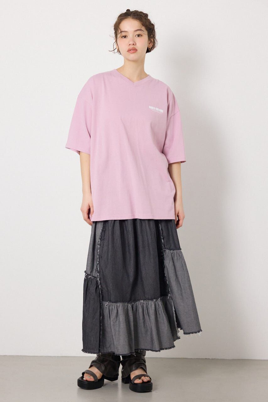 RODEO CROWNS「エンボスロゴVネックTシャツ」|Tシャツ・カットソー|