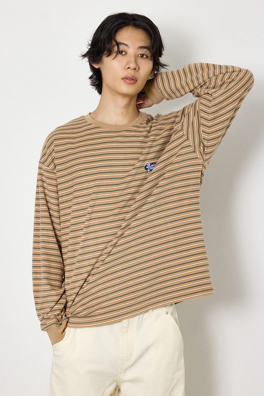 RODEO CROWNS「マルチボーダーベロアトップス」|Tシャツ・カットソー|