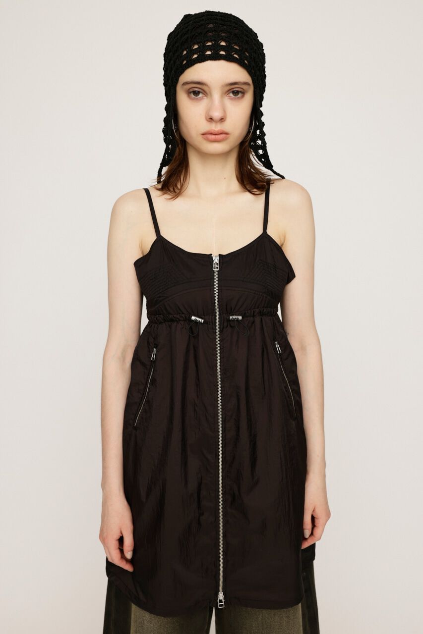 SLY「SHEER CAMI ZIP ドレス」|ワンピース|