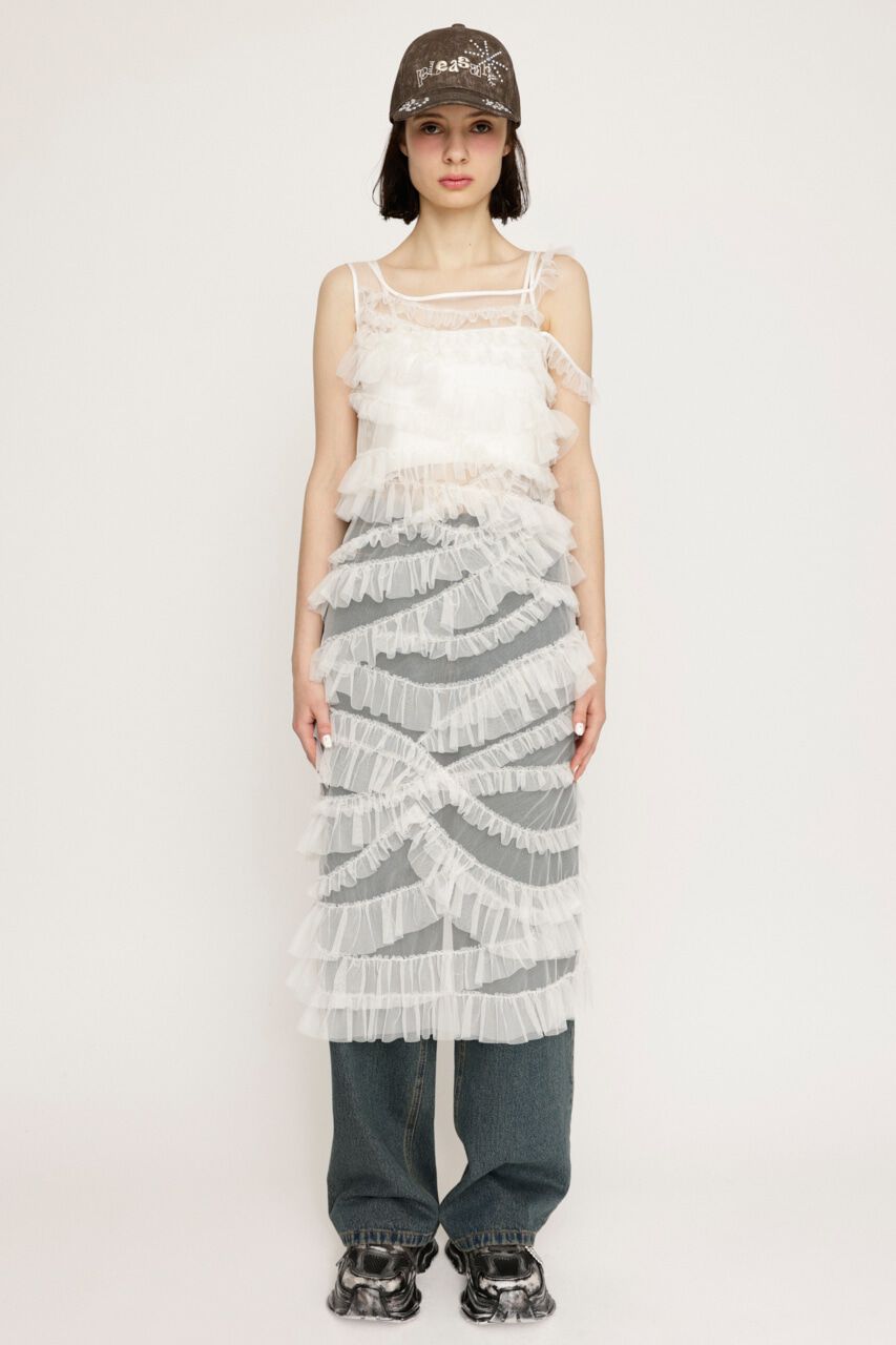 SLY「FRILL LACE CAMI ワンピース」|ワンピース|