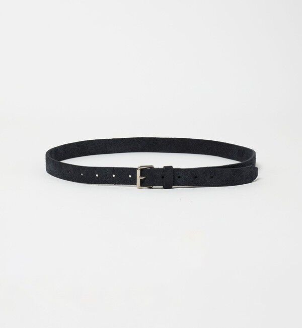 UNITED ARROWS「＜BEORMA LEATHER COMPANY＞スエードベルト」|ベルト|BLACK
