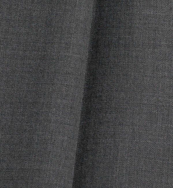UNITED ARROWS「サイドシャーリング 1プリーツ スリムテーパード スラックス ヨコストレッチ」|スラックス|