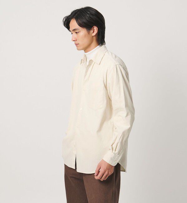 UNITED ARROWS「コーデュロイ レギュラーカラー シャツ」|シャツ・ブラウス|