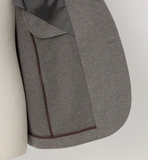 UNITED ARROWS「ヘリンボーン ジャージ シングル 2ボタン テーラードジャケット COMFORT EASY-MODEL」|テーラードジャケット|