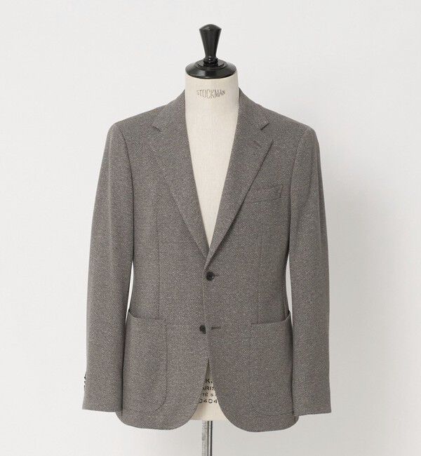 UNITED ARROWS「ヘリンボーン ジャージ シングル 2ボタン テーラードジャケット COMFORT EASY-MODEL」|テーラードジャケット|