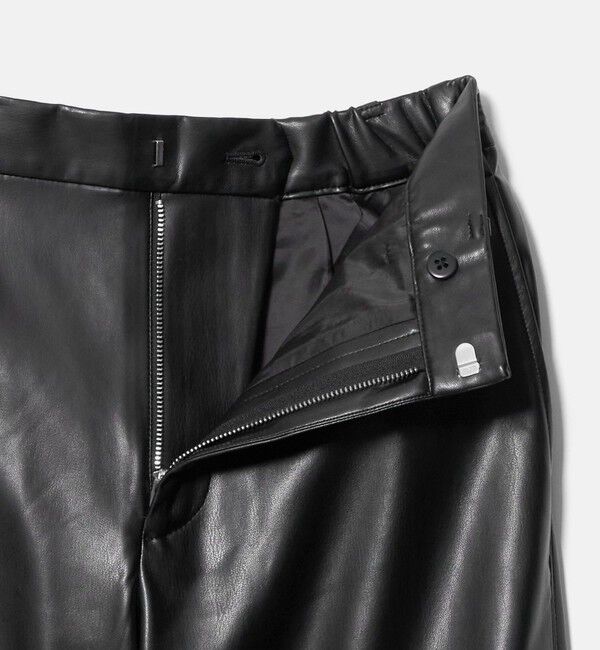 UNITED ARROWS「レザーライク ワイドパンツ」|その他|