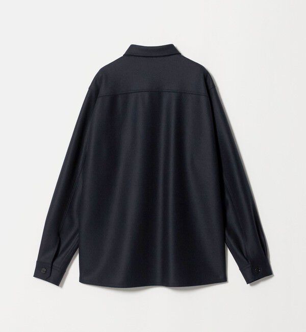 UNITED ARROWS「ジャージメルトン CPO シャツ」|カーディガン|
