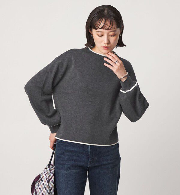 UNITED ARROWS green label relaxing「ウール スムース ハイネック プルオーバー ウォッシャブル」|ニット・セーター|