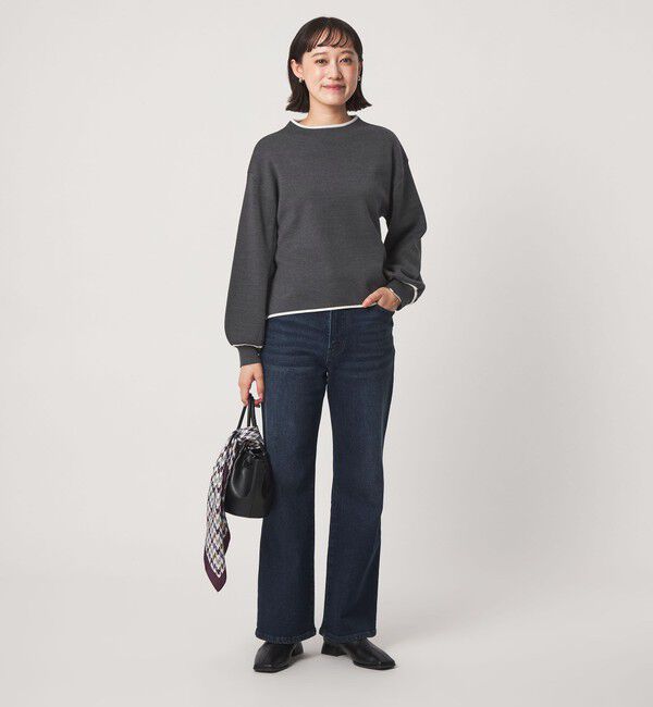 UNITED ARROWS green label relaxing「ウール スムース ハイネック プルオーバー ウォッシャブル」|ニット・セーター|