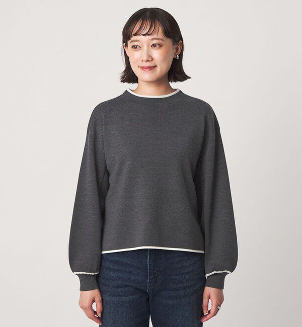 UNITED ARROWS green label relaxing「ウール スムース ハイネック プルオーバー ウォッシャブル」|ニット・セーター|