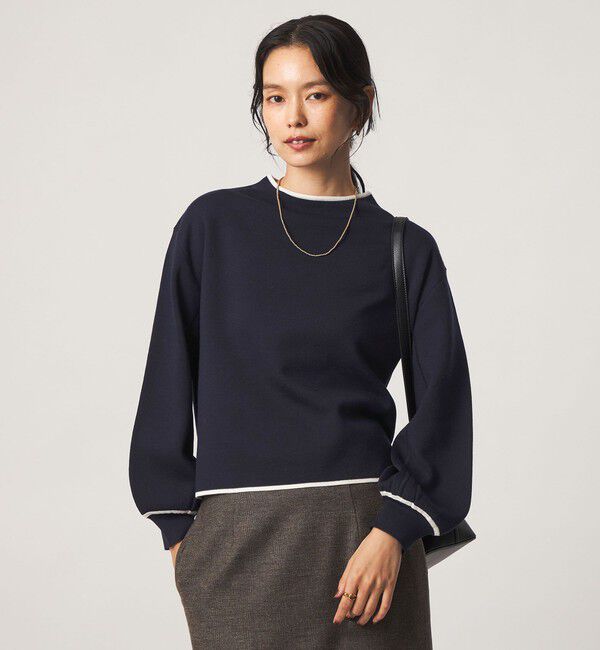 UNITED ARROWS green label relaxing「ウール スムース ハイネック プルオーバー ウォッシャブル」|ニット・セーター|