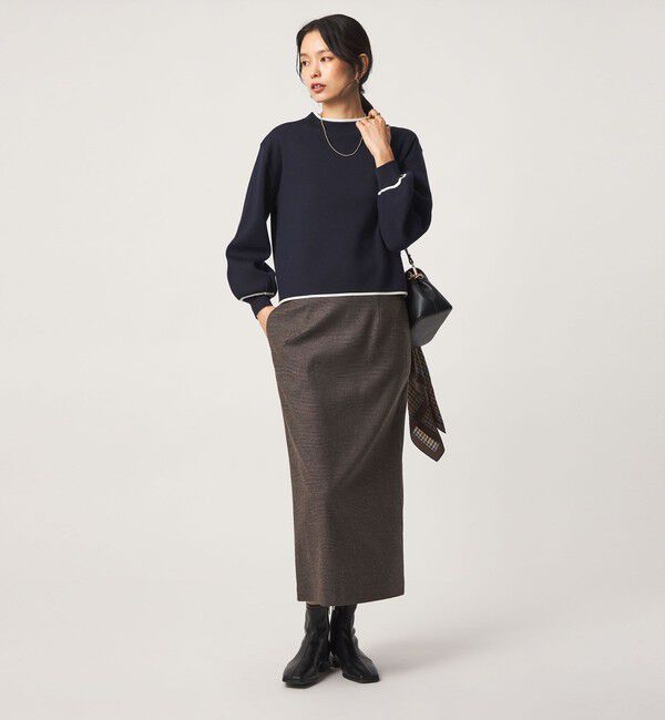 UNITED ARROWS green label relaxing「ウール スムース ハイネック プルオーバー ウォッシャブル」|ニット・セーター|