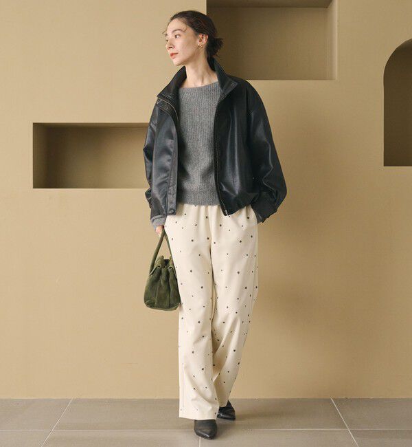 BEAUTY&YOUTH UNITED ARROWS「レザーライク スタンドカラー ブルゾン」|その他|