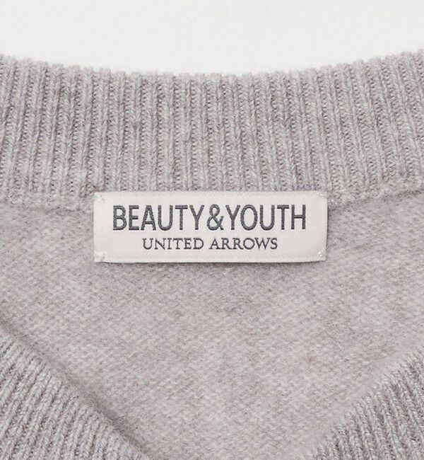 BEAUTY&YOUTH UNITED ARROWS「ミンク フィニッシュ ウール ヘンリーネック ニット」|ニット・セーター|