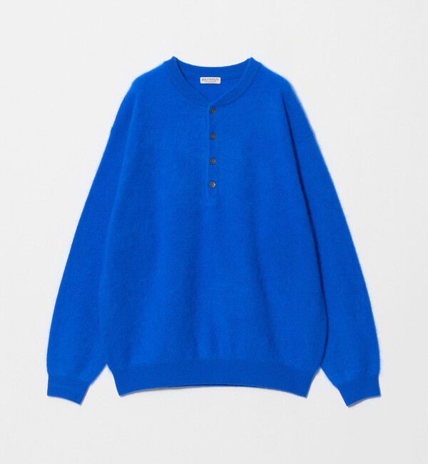 BEAUTY&YOUTH UNITED ARROWS「ミンク フィニッシュ ウール ヘンリーネック ニット」|ニット・セーター|