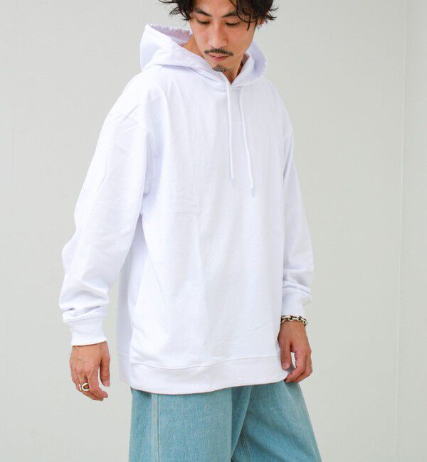GLOSTER「【ロンT以上、パーカー未満】ケミカル加工 フードロンT」|パーカー|