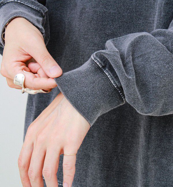 GLOSTER「【ロンT以上、パーカー未満】ケミカル加工 フードロンT」|パーカー|