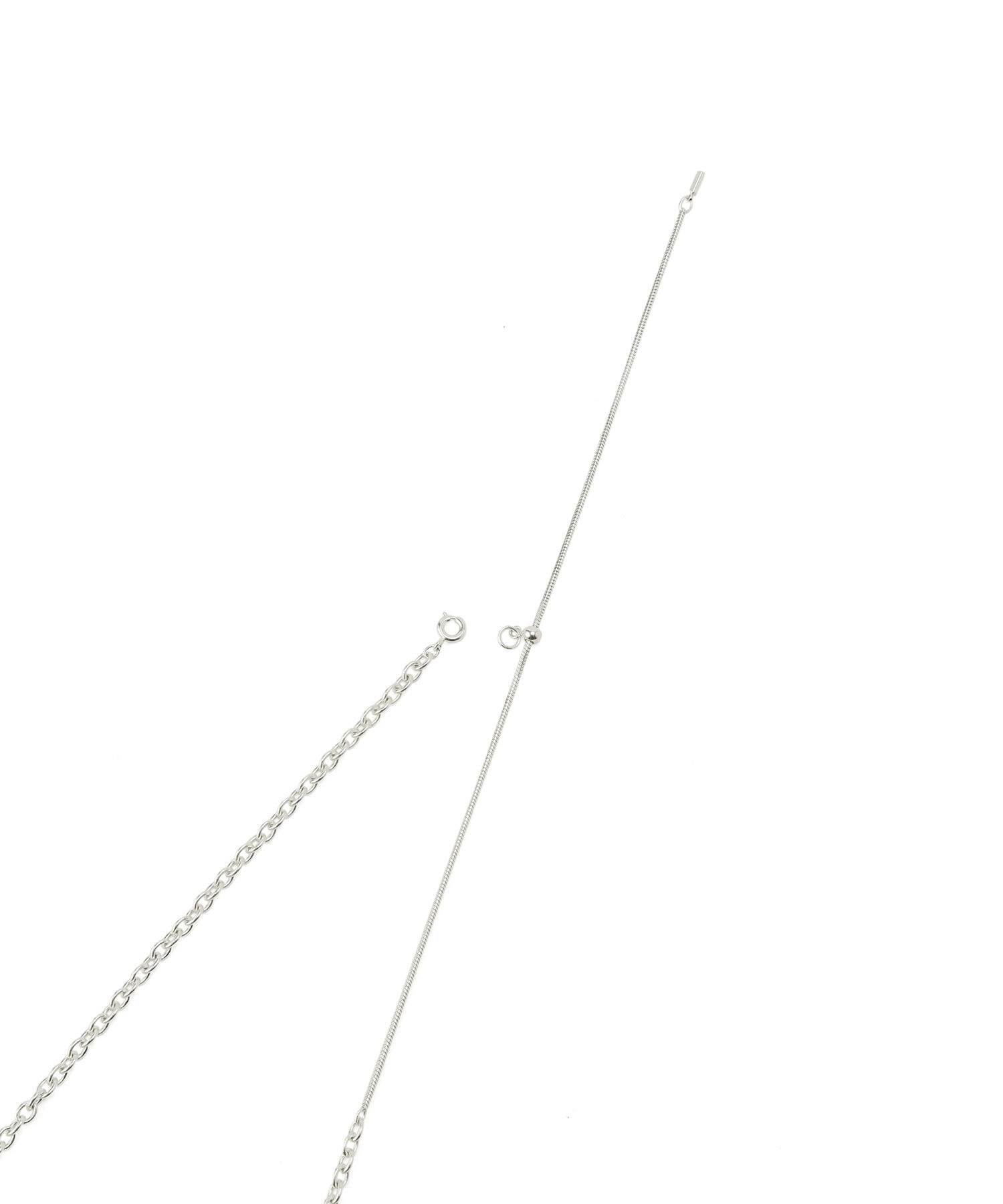 ADAM ET ROPE'「【LES BIJOUX】チェーンコンビスライドネックレス」|ネックレス|