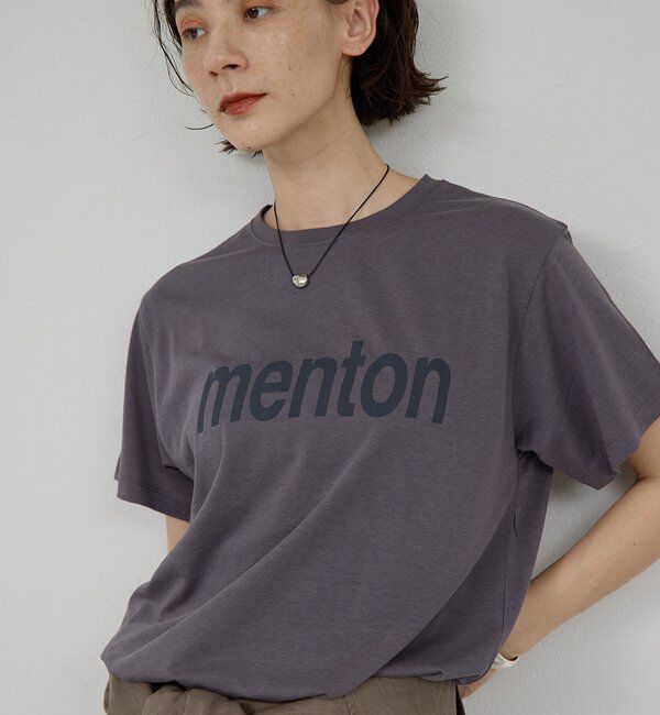  「MENTON Tシャツ」|Tシャツ・カットソー|チャコールグレー