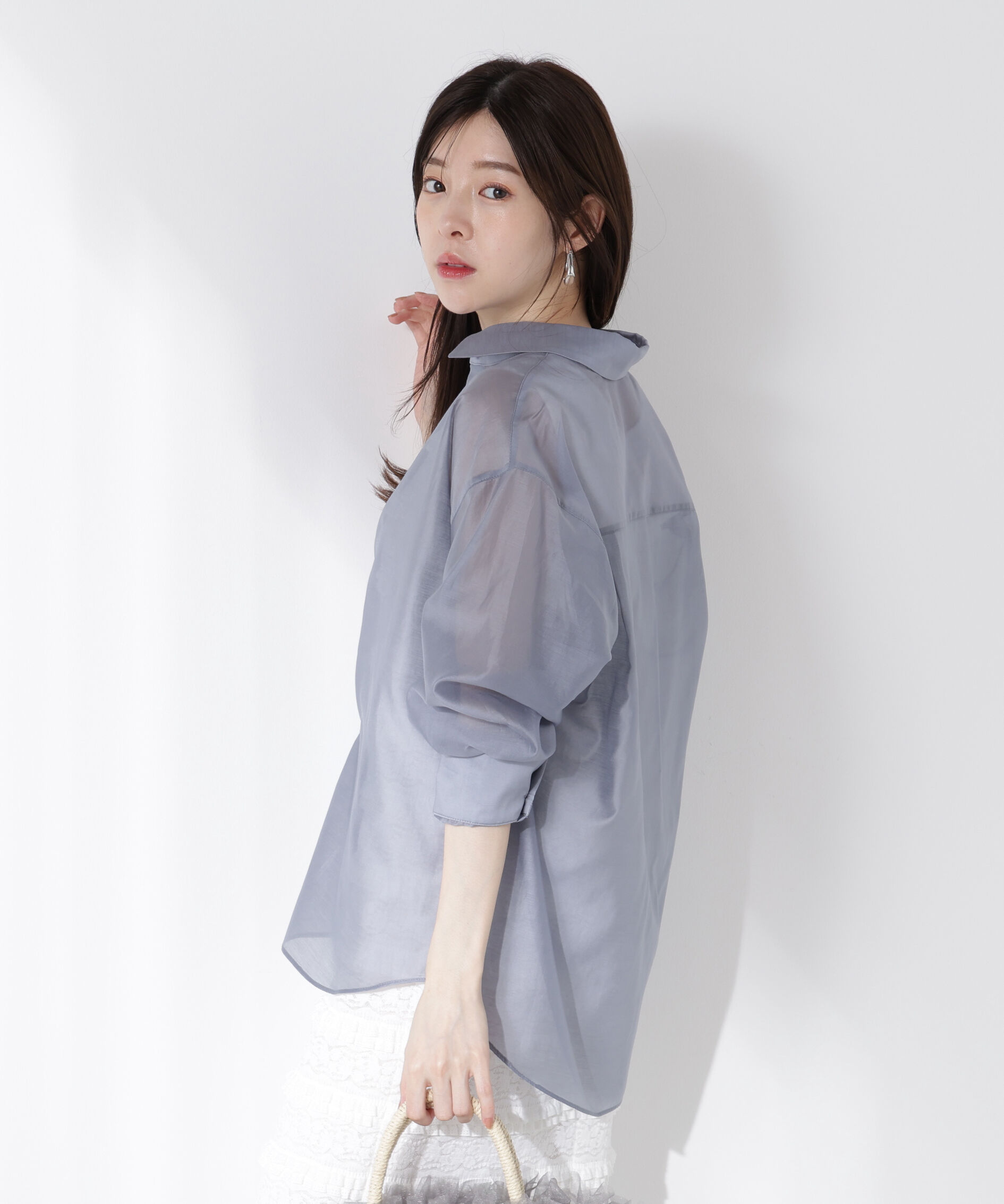 PROPORTION BODY DRESSING「シアーシャツ」|シャツ・ブラウス|