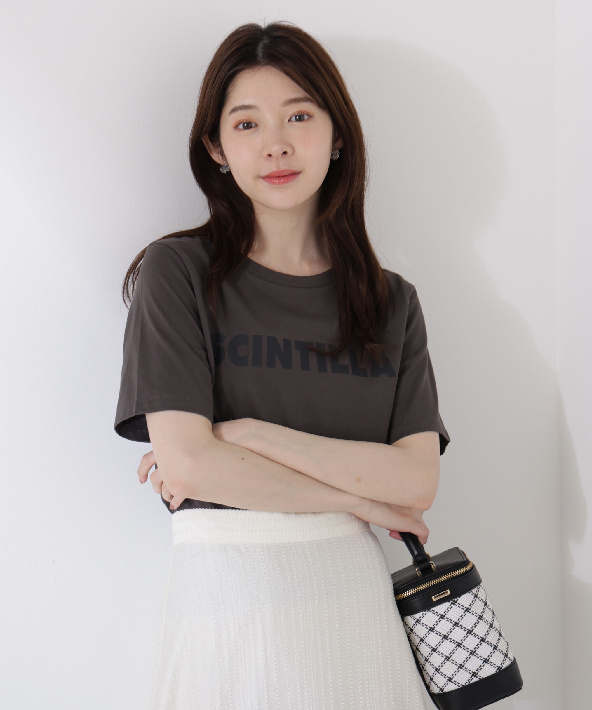 PROPORTION BODY DRESSING「＜ウォッシャブル＞ゴシックロゴTシャツ」|Tシャツ・カットソー|