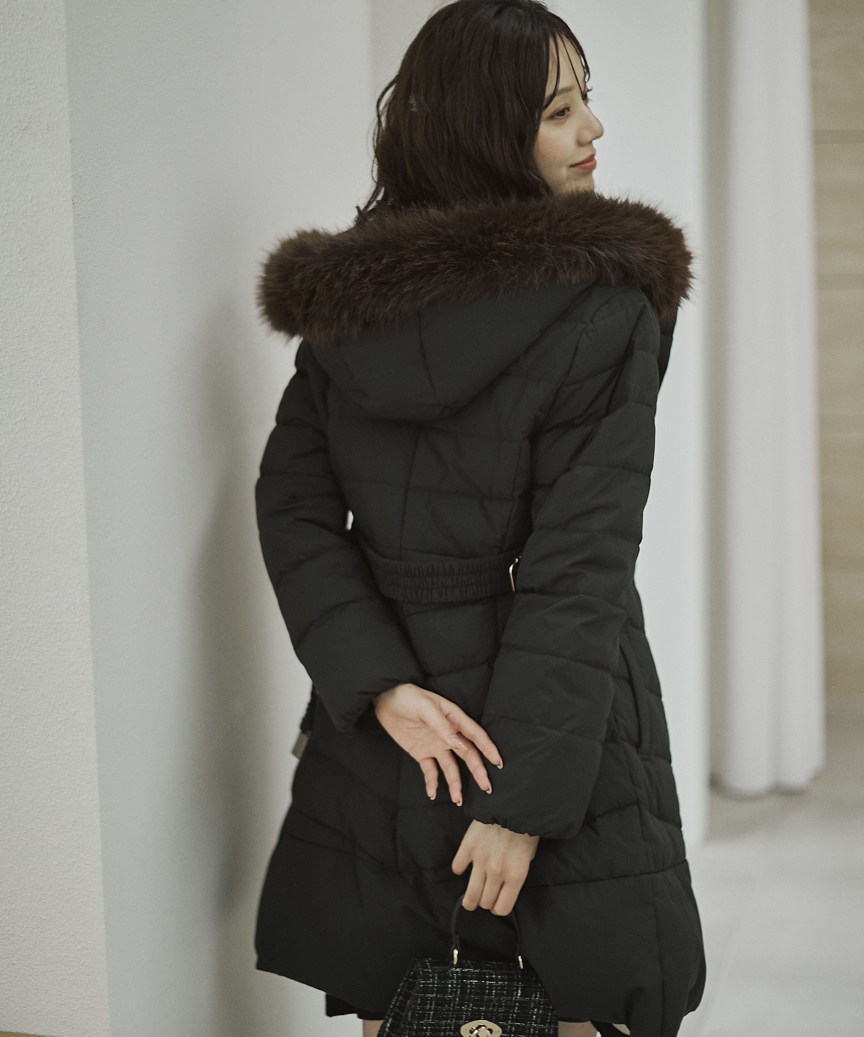 PROPORTION BODY DRESSING「ベルト付ダウン 25AW」|その他|