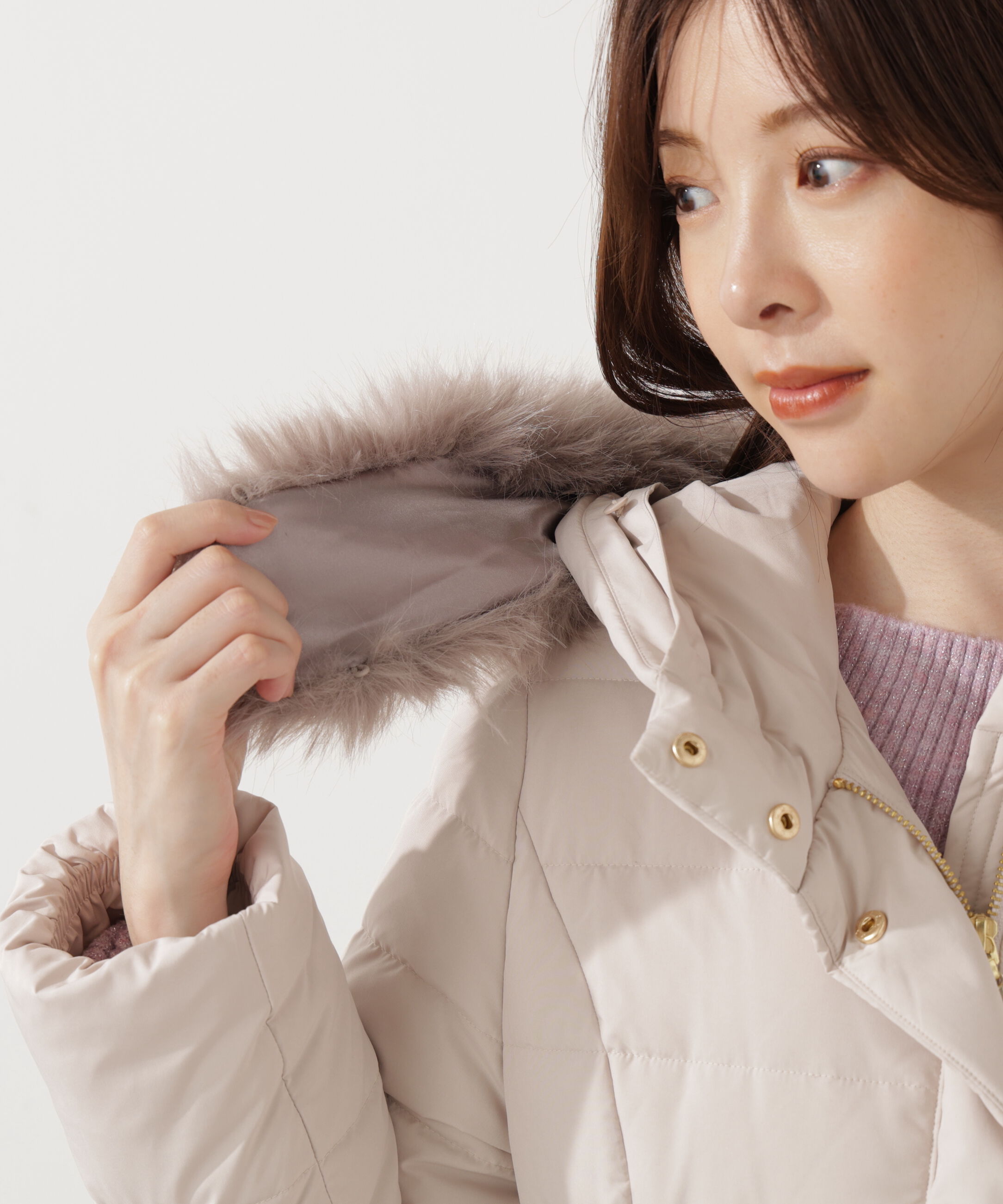 PROPORTION BODY DRESSING「ベルト付ダウン 25AW」|その他|