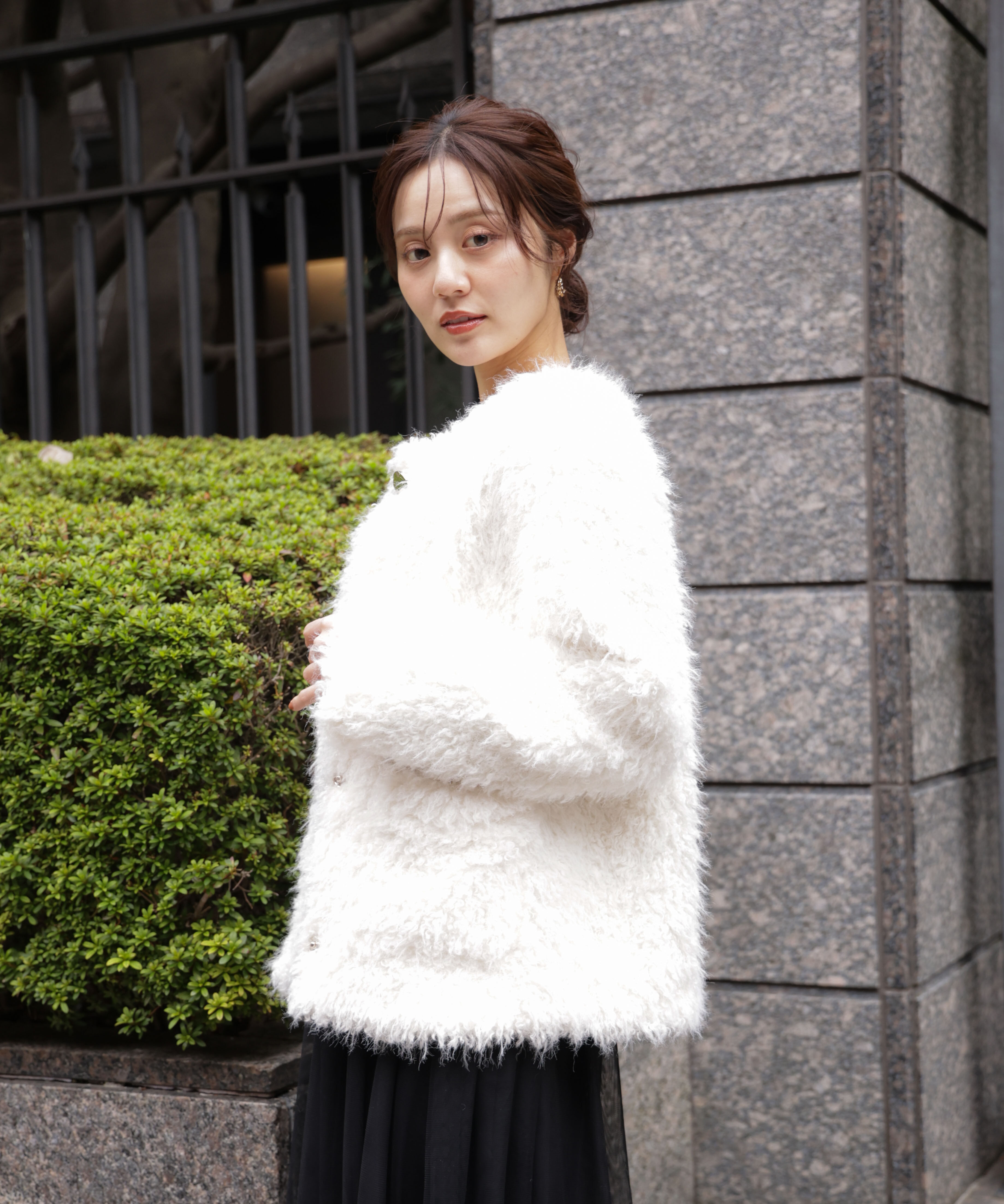 PROPORTION BODY DRESSING「ラムファー風ブルゾン 25AW」|ブルゾン・スタジャン|