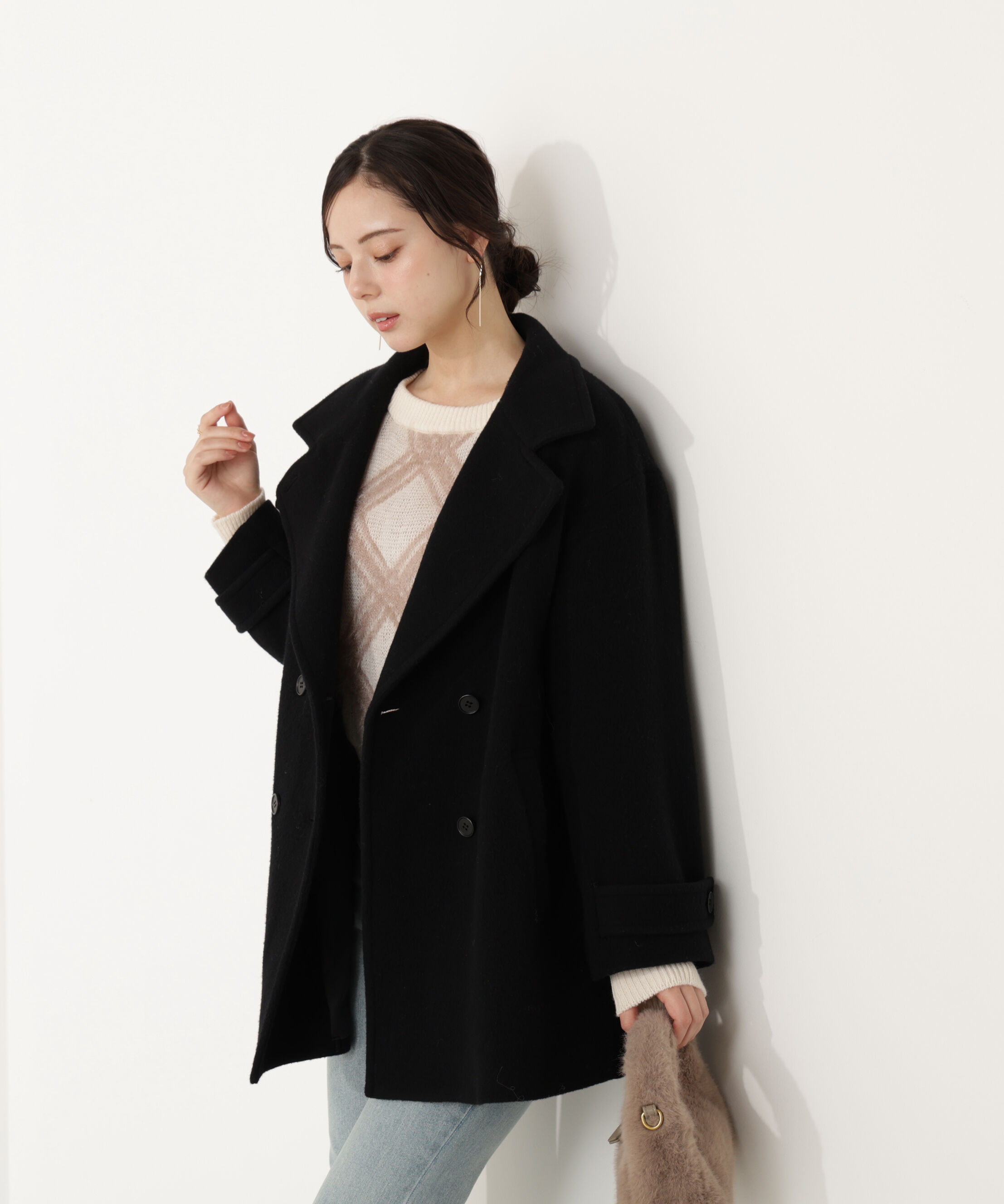 PROPORTION BODY DRESSING「2wayミドルコート 25AW」|ブルゾン・スタジャン|