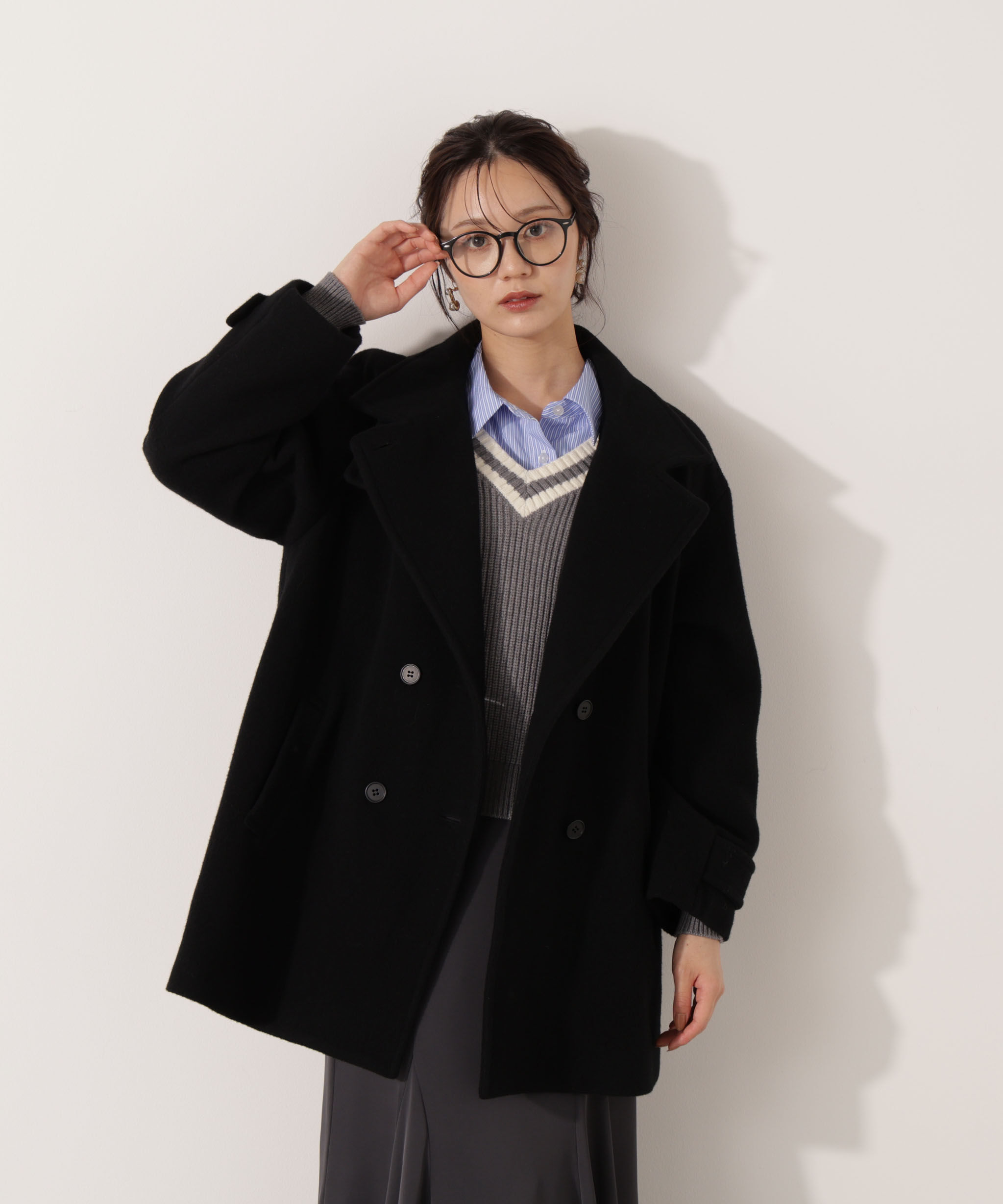 PROPORTION BODY DRESSING「2wayミドルコート 25AW」|ブルゾン・スタジャン|